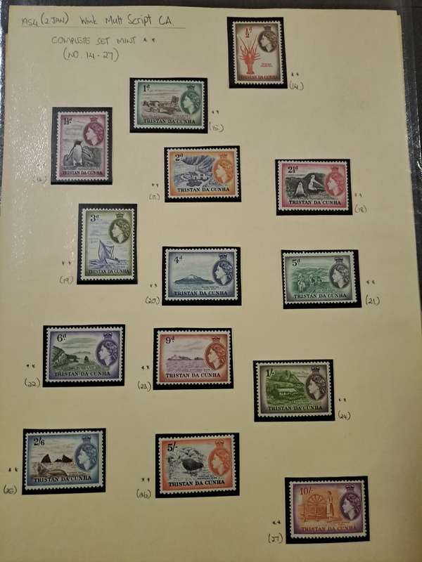 Tristan da Cunha - 43 Stamps - Reduced price