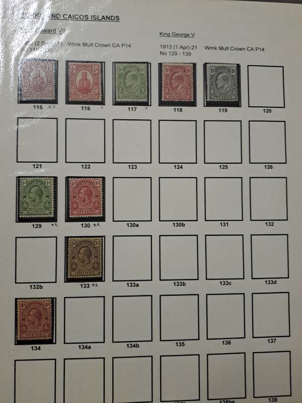 Turks & Caicos Islands - 73 Stamps - Reduced price