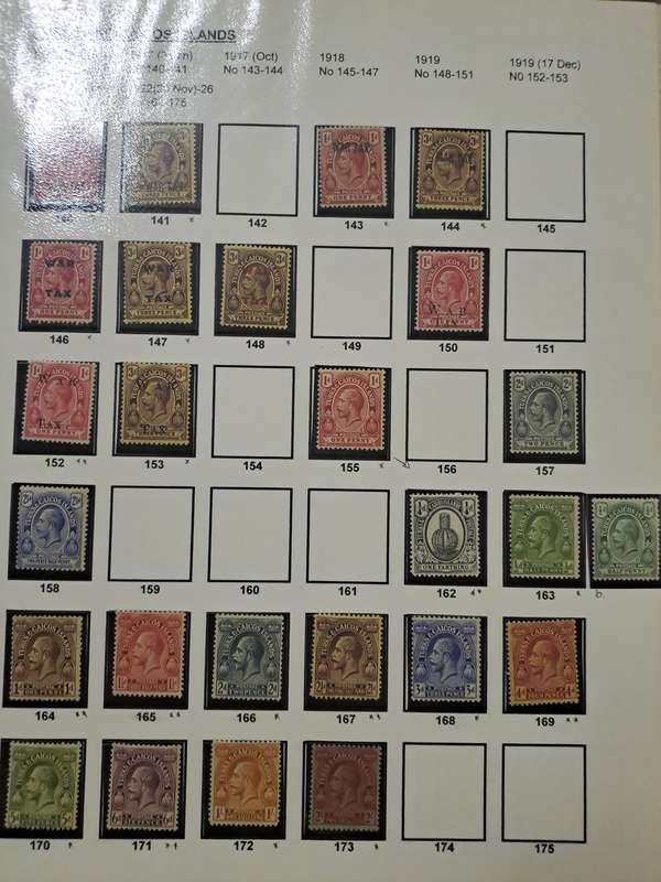 Turks & Caicos Islands - 73 Stamps - Reduced price