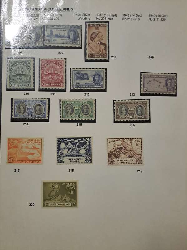 Turks & Caicos Islands - 73 Stamps - Reduced price