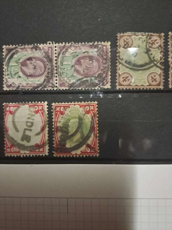 GB - KE VII - 10 quality stamps