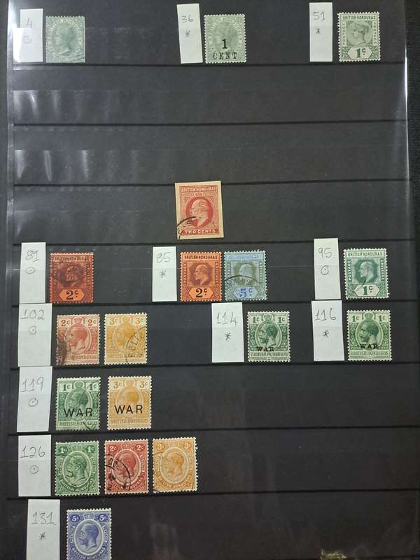 British Honduras - 90 Items - Reduced price