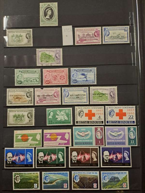 British Honduras - 90 Items - Reduced price