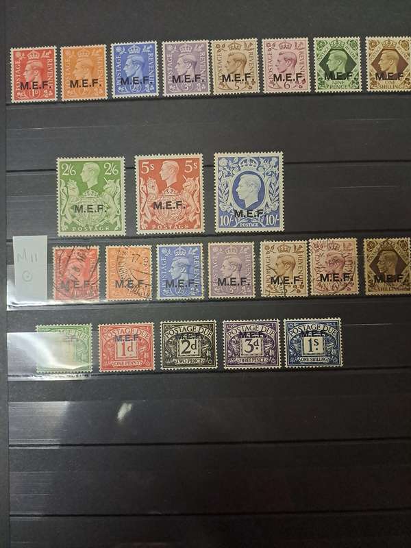 British Occupation - 53 Stamps - Reduced price