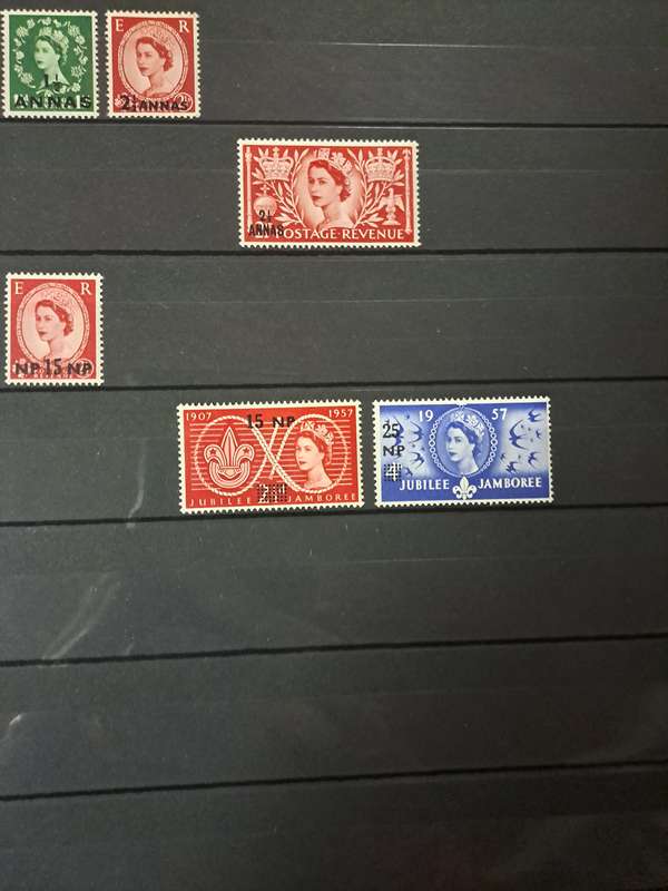 British Occupation - 53 Stamps - Reduced price