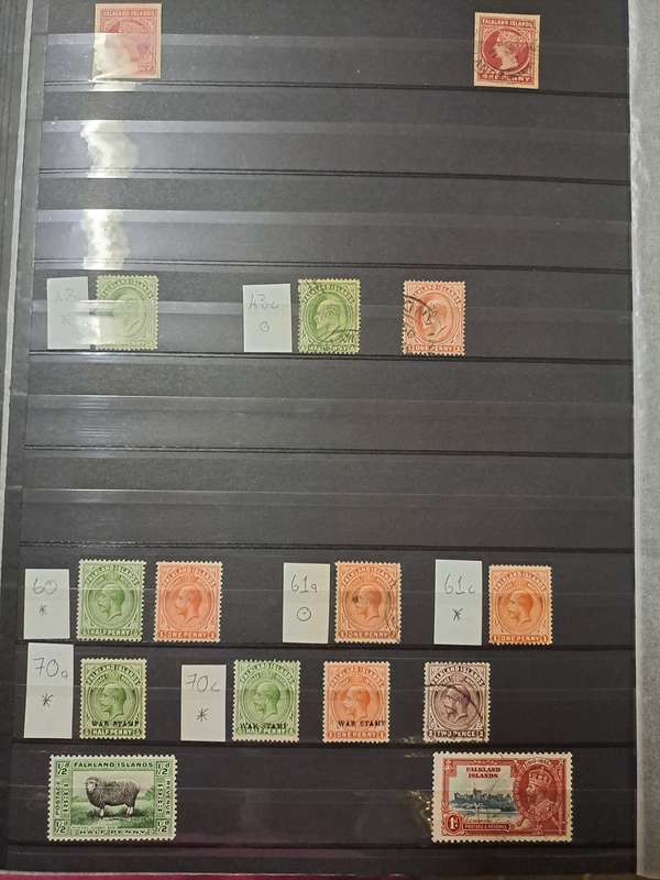 Falkland Islands - 86 Stamps - Reduced price