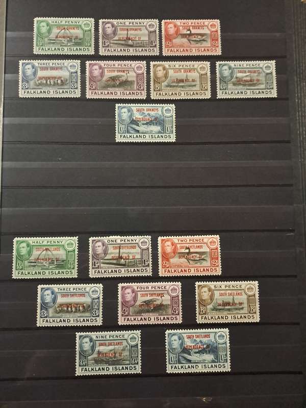 Falkland Islands - 86 Stamps - Reduced price