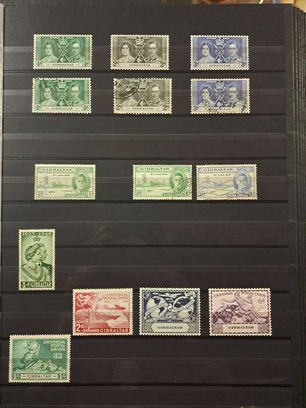 Gibraltar - 135 Stamps - Reduced price