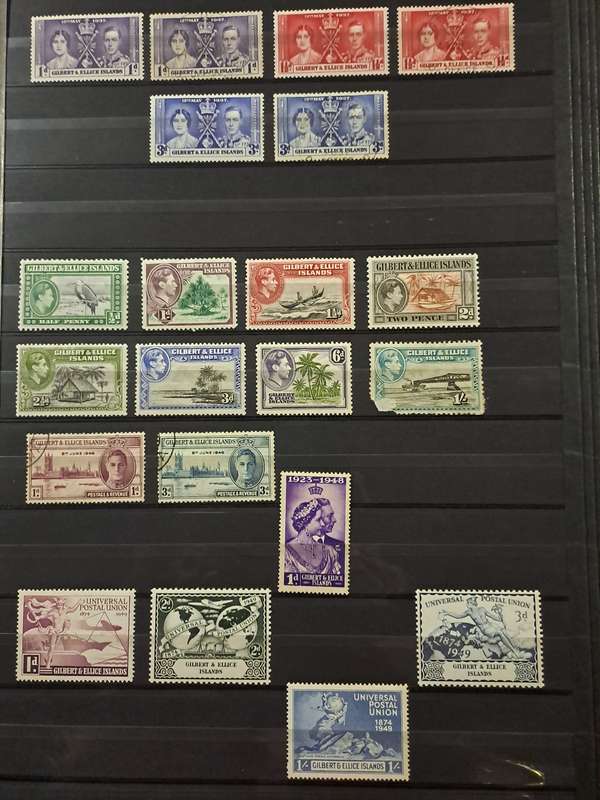 Gilbert & Ellice Islands - 38 Stamps - Reduced price