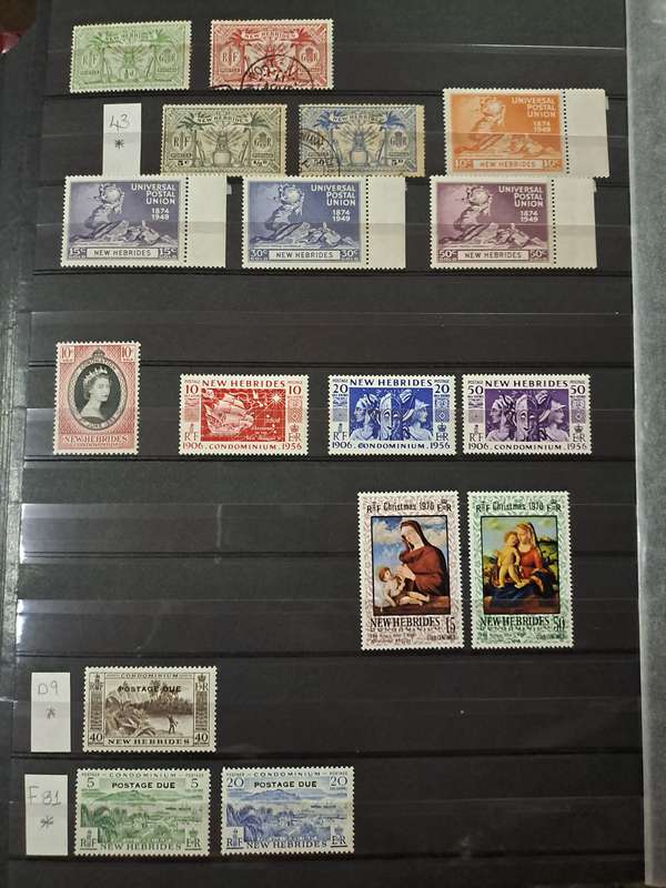 New Hebridis - 17 Stamps