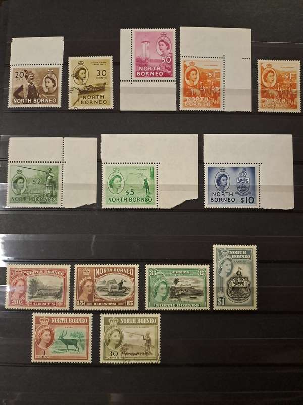 North Borneo + Labuan - 84 Stamps