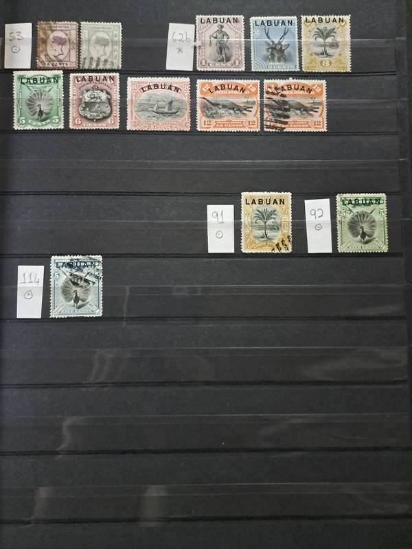 North Borneo + Labuan - 84 Stamps