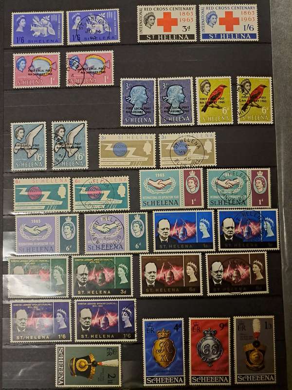 St. Helena - 176 Stamps - Reduced price