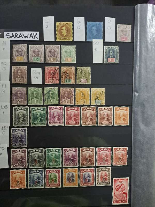 Sarawak - 58 Stamps - Reduced price