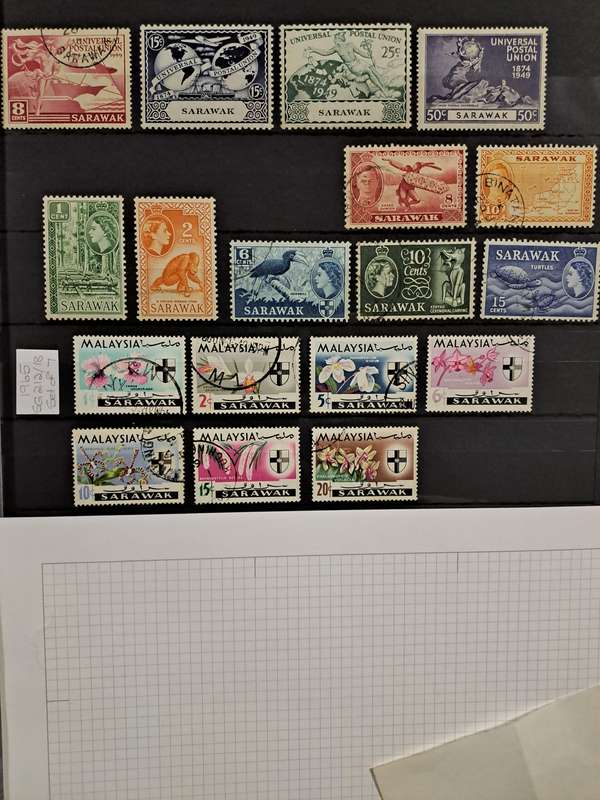 Sarawak - 58 Stamps - Reduced price