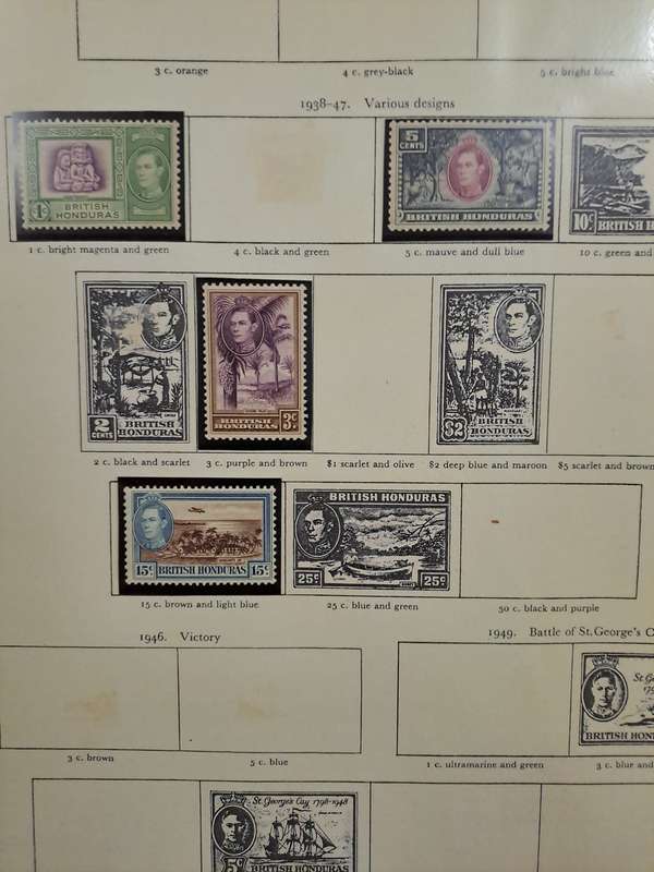 KG VI : Basotuland - Ceylon - Reduced price