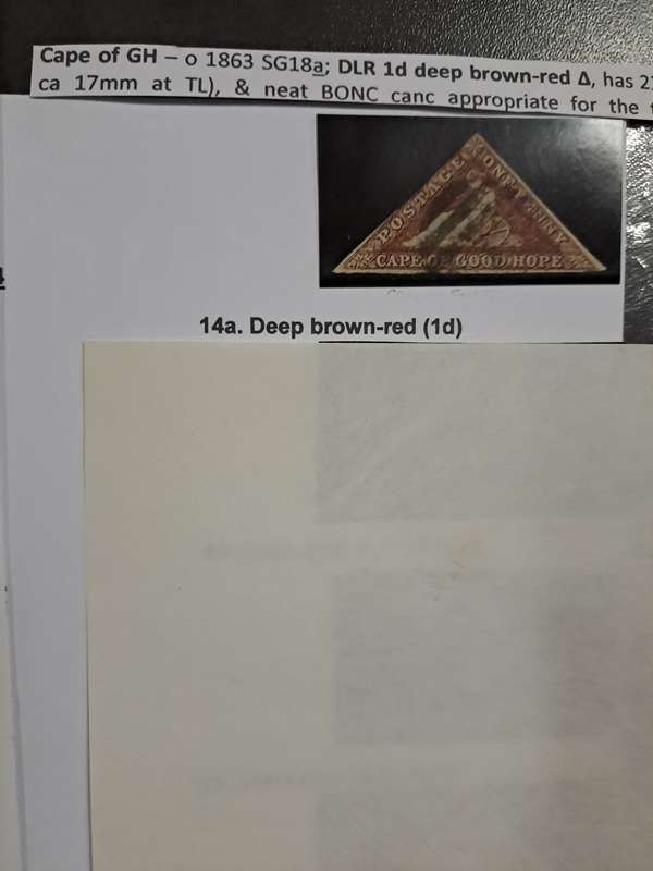 COG - No14a. Deep brown-red - Reduced price