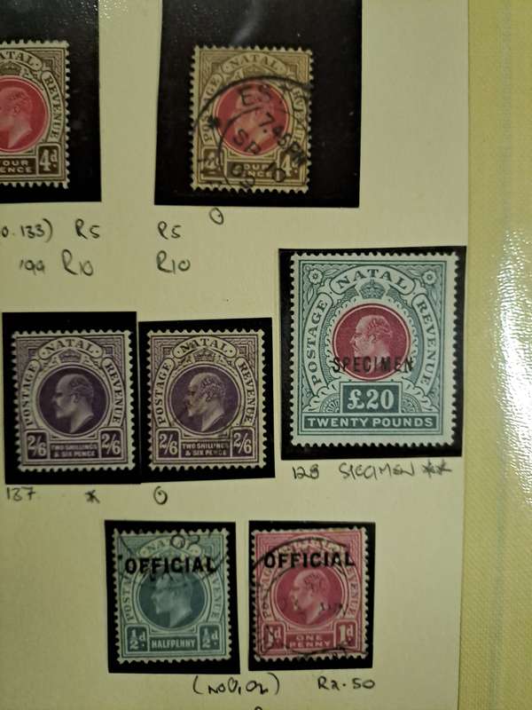 Natal - Mint and used stamps - 26 - Reduced price