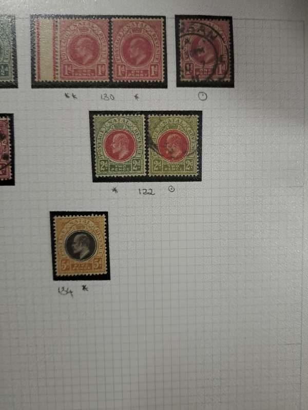 Natal : No 129-134 - 10 Mint and used stamps - Final Reduced price