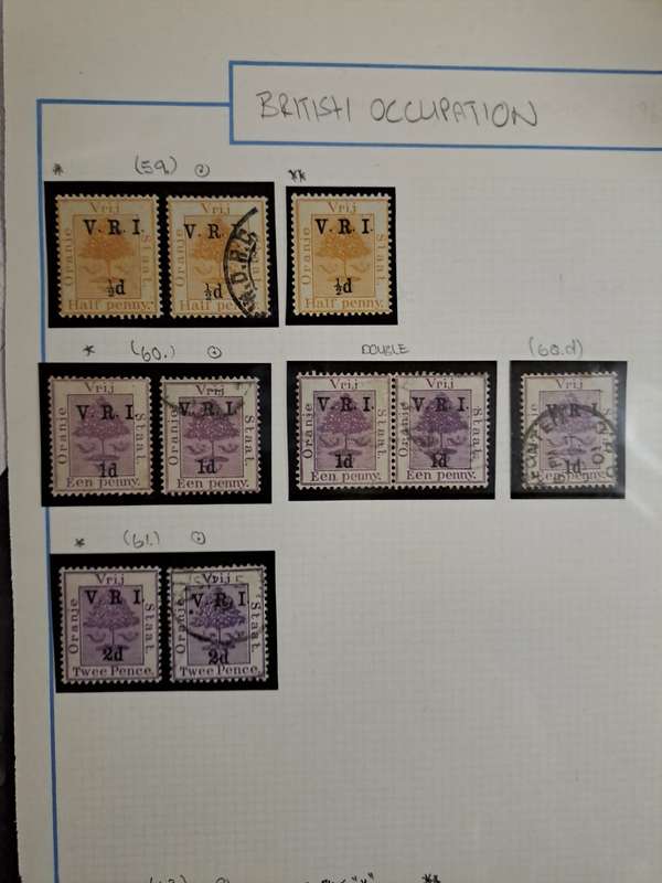 OFS - No 59-65 - 15 Stamps - mint and used - Reduced price