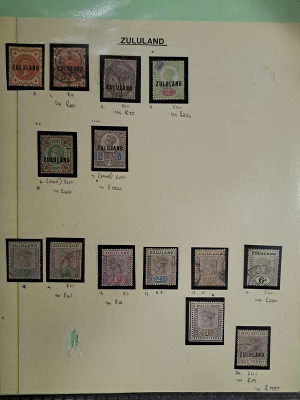Zululand - 14 Stamps - Reduced price