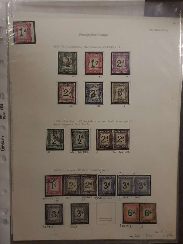 Union - Postages dues Collection - Reduced price
