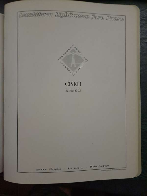 Ciskei - Preprinted