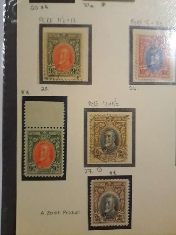 Southern Rhodesia - No Between 15 and 29