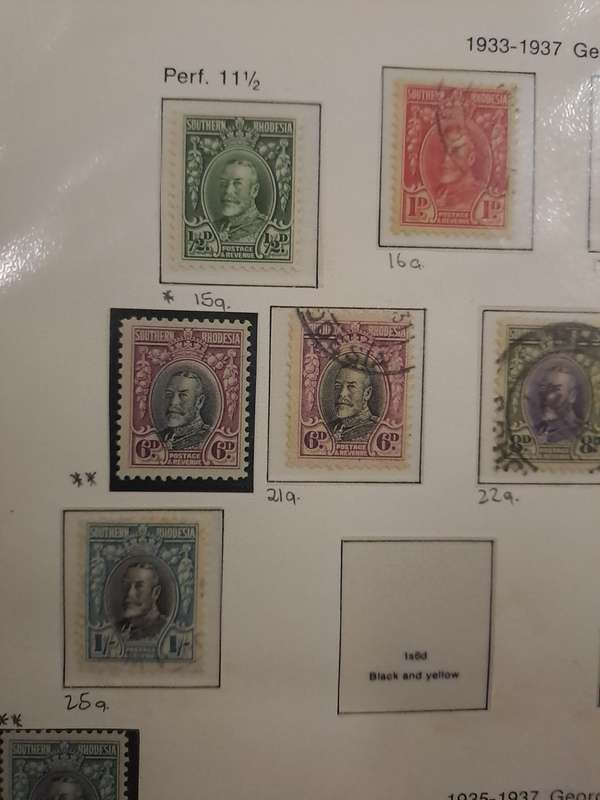 Southern Rhodesia - No Between 15 and 29