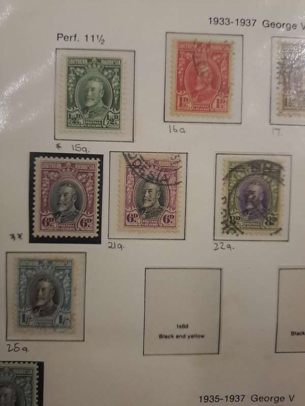 Southern Rhodesia - No Between 15 and 29