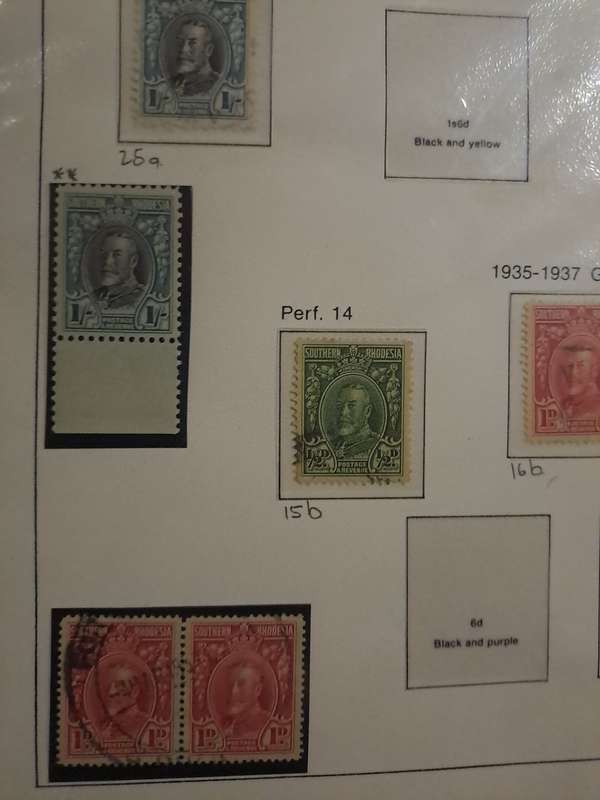 Southern Rhodesia - No Between 15 and 29