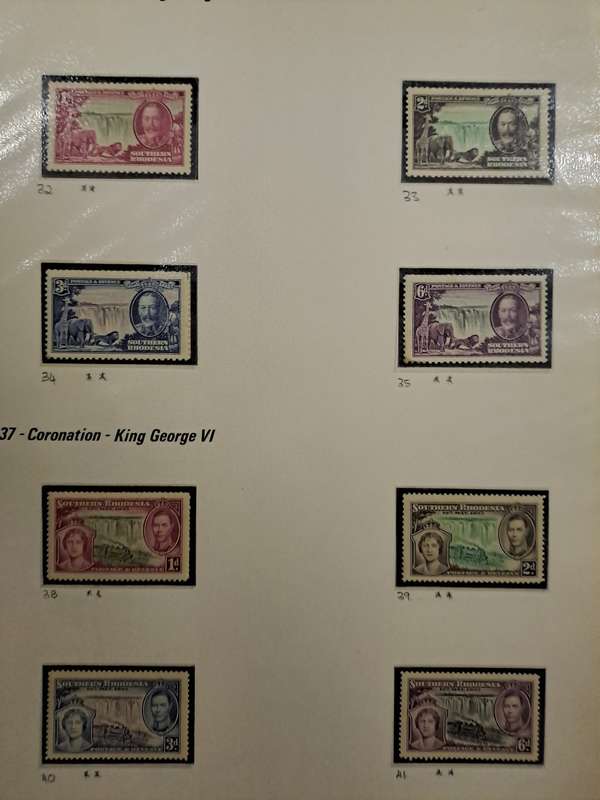 Southern Rhodesia - Silver Jubilee & Coronation - Reduced price