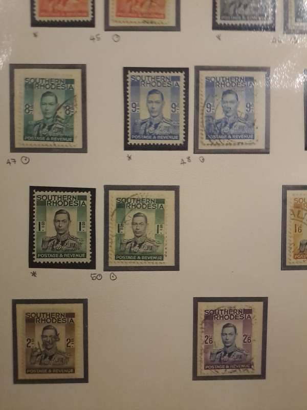 Southern Rhodesia - No 42-54 - Reduced price