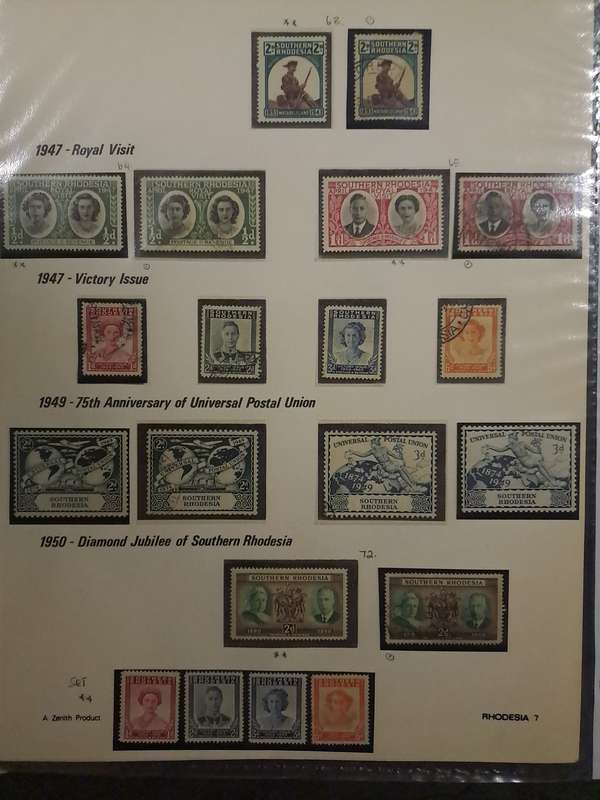 Southern Rhodesia - No 63-72 - Reduced price
