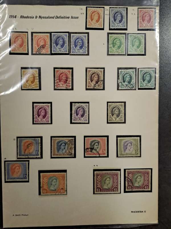 Rhodesia & Nyasaland - Set No 1- 15 - Reduced price