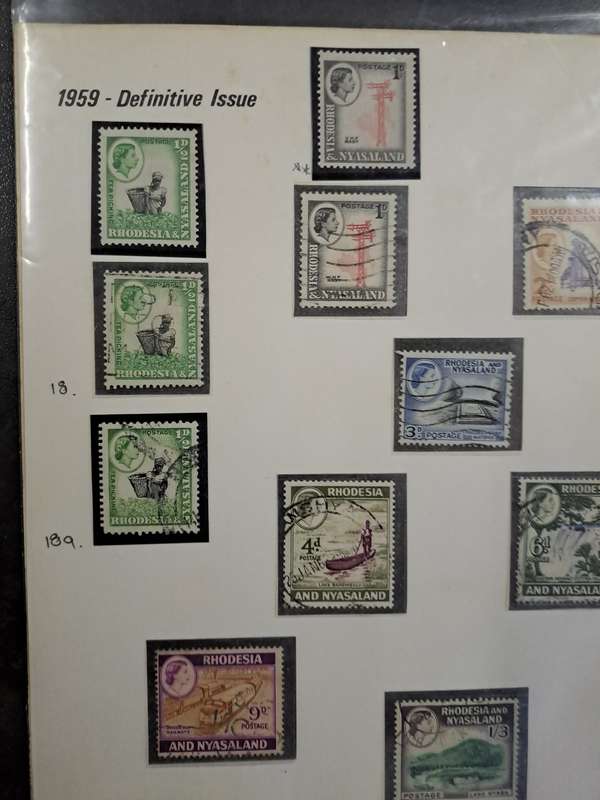 Rhodesia & Nyasaland - No 18-31