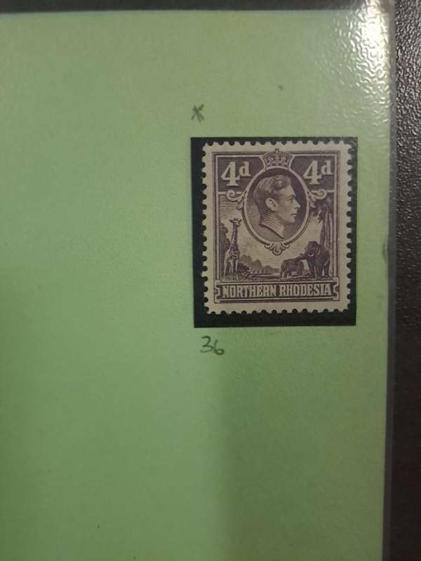 Northern Rhodesia - No 25-45 Mint and used stamps - Reduced price