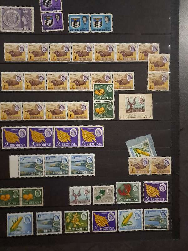 Northern Rhodesia + Rhodesia - Selection Stamps
