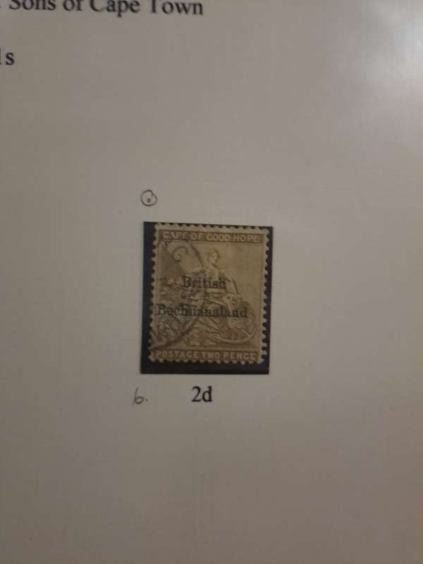 British Bechuanaland - No 1, 4 & 6