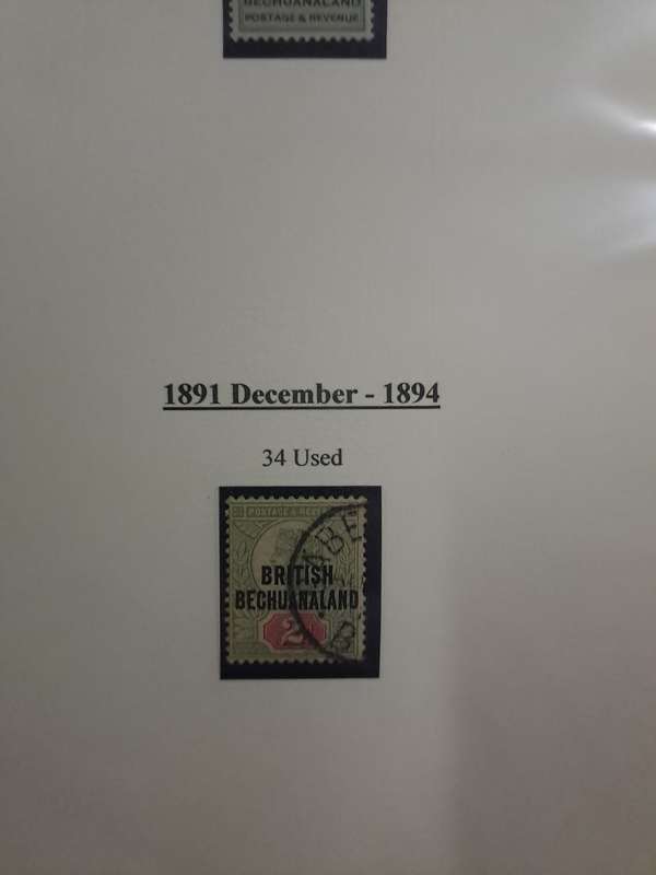 British Bechuanaland - No 18 & 34