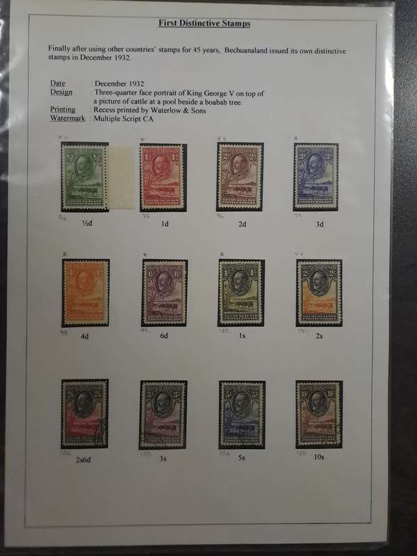 British Bechuanaland - No 94-105
