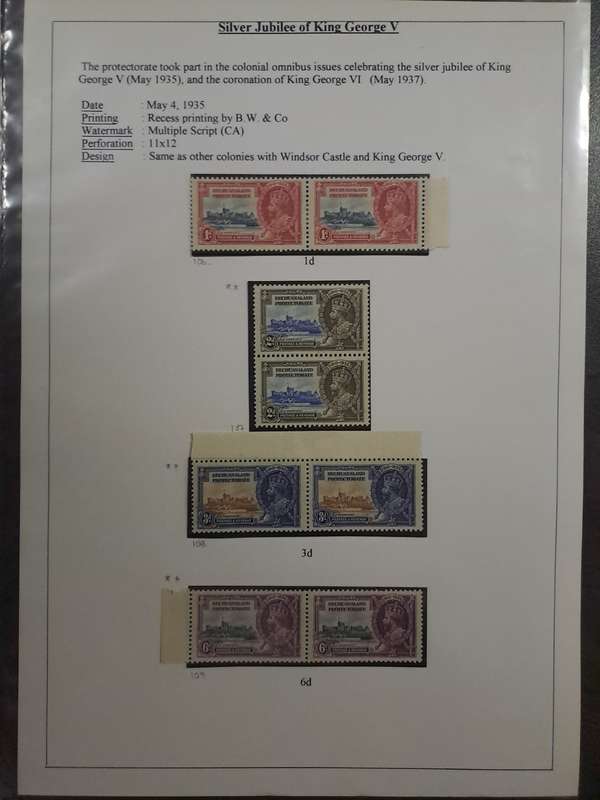 British Bechuanaland - No 106-109