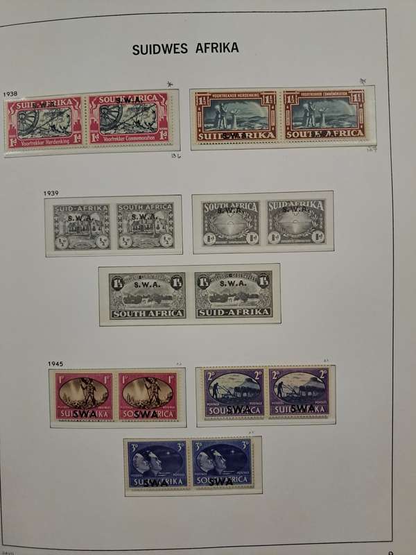 South West Africa - No 136-161