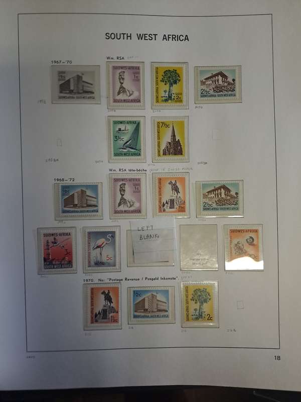 South West Africa - No229-239 & Other