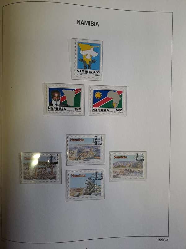 Namibia - Preprinted collection