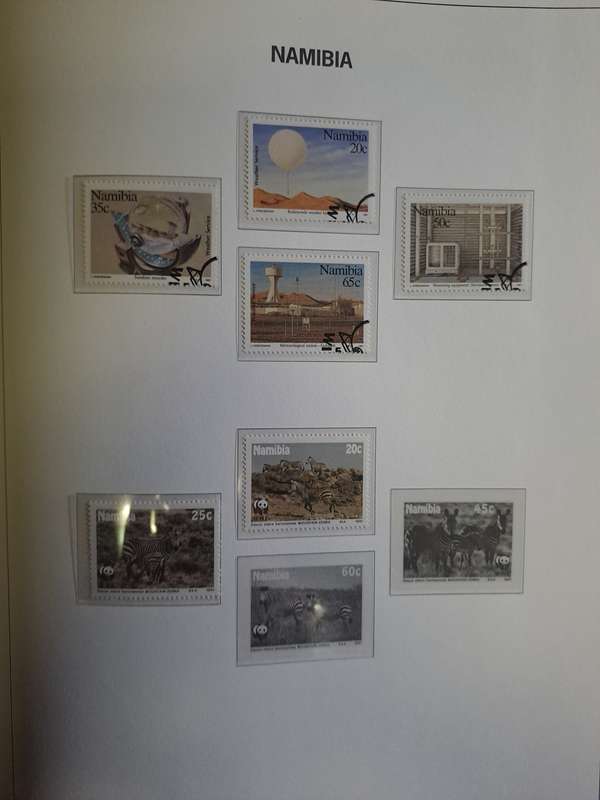 Namibia - Preprinted collection
