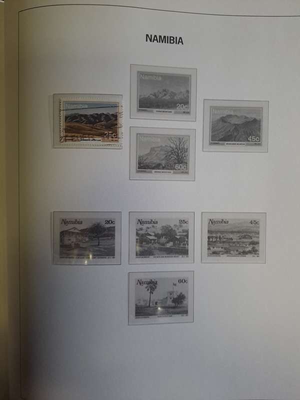 Namibia - Preprinted collection