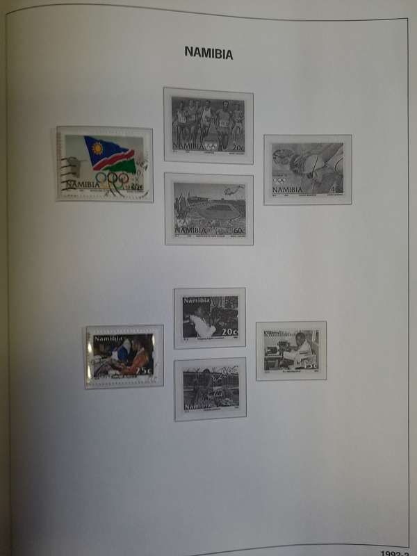 Namibia - Preprinted collection