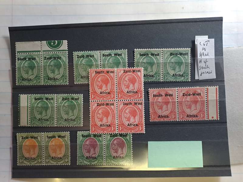 South West Africa - 1923 Mint Selection