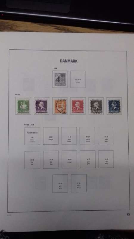 Denmark - pre-printed album
